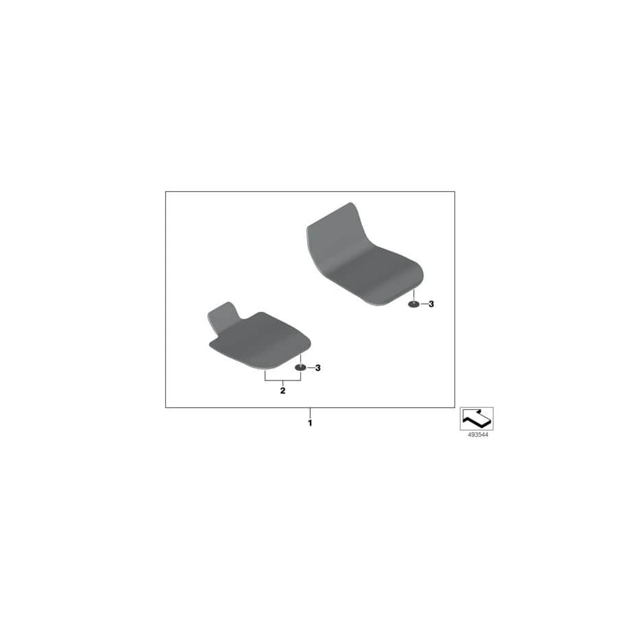 Genuine BMW 51478088502 G29 Set Of Floor Mats LHD (Inc. Z4)