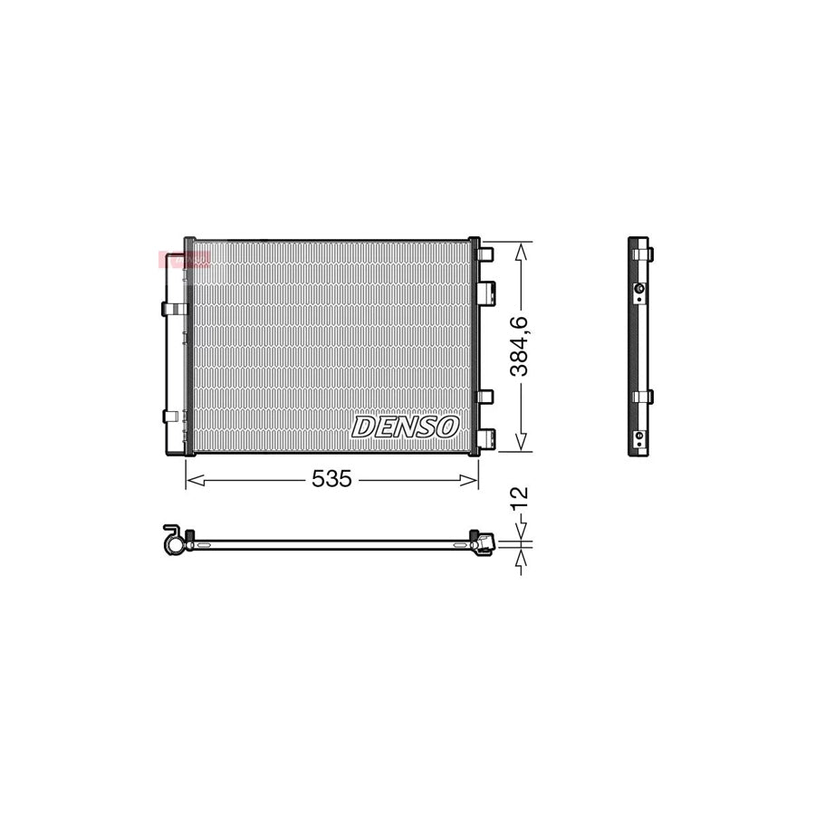 DENSO DCN41020 Air Conditioning Condenser