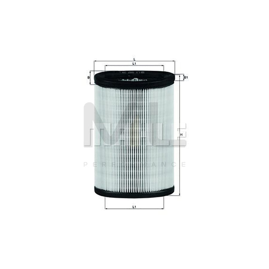 MAHLE ORIGINAL LX 597 Air Filter Filter Insert | ML Performance Car Parts