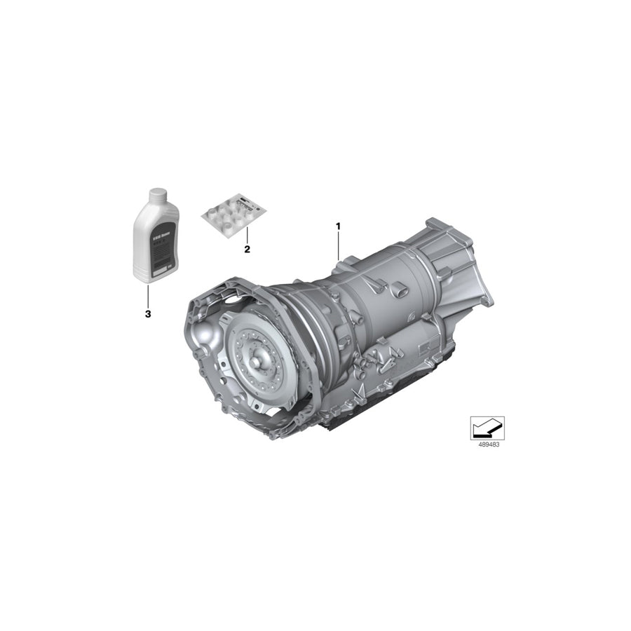 Genuine BMW 24009896706 G12 Automatic Transmission Eh GA8HP95X - XD5 (Inc. M760iX & M760LiX)