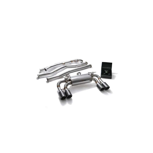 Armytrix BMF87-QC38 Valvetronic Exhaust System BMW M2 F87 2016-2021 with Quad Carbon Fiber 4"