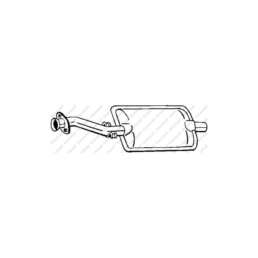 Bosal 200-939 Front Silencer for Renault 18