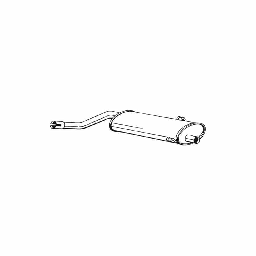 Bosal 215-755 Middle Silencer for Saab 900