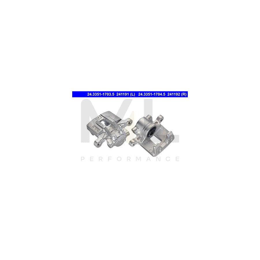 ATE 24.3351-1704.5 Brake Caliper without holder