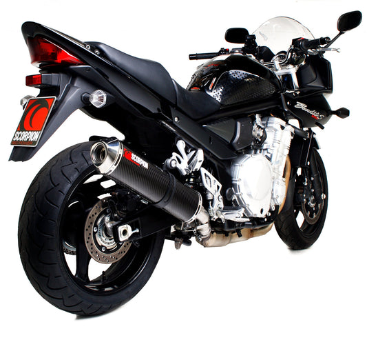 Scorpion ESI96CEO Suzuki GSF1250 Bandit Factory Oval Slip-On - Carbon Fibre Sleeve | ML Performance UK UK