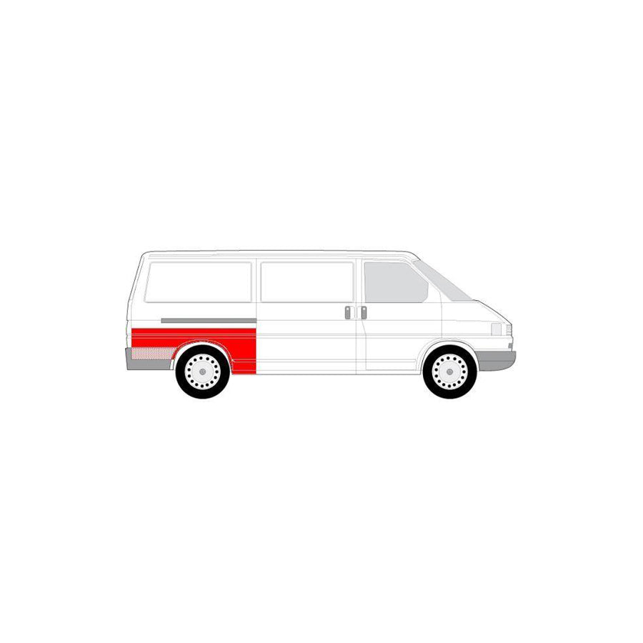 Blic 6504-01-9558534K Wing Fender for VW Transporter