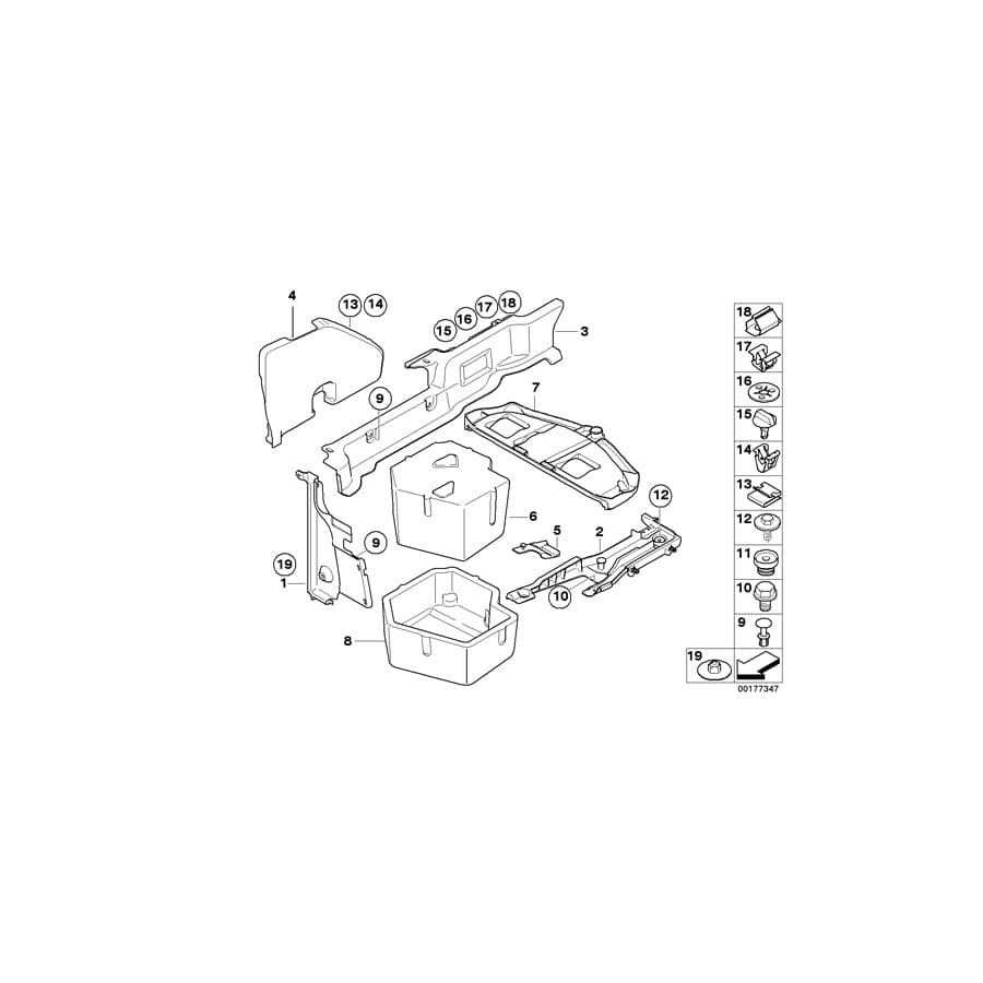 Genuine BMW 51479123217 F33 F83 E93 Cover, Main Bearing, Left (Inc. 435dX, 318i & 323i)