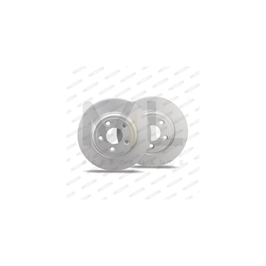 Ferodo DDF181C-1 Brake Disc Vented, Coated  - Pair