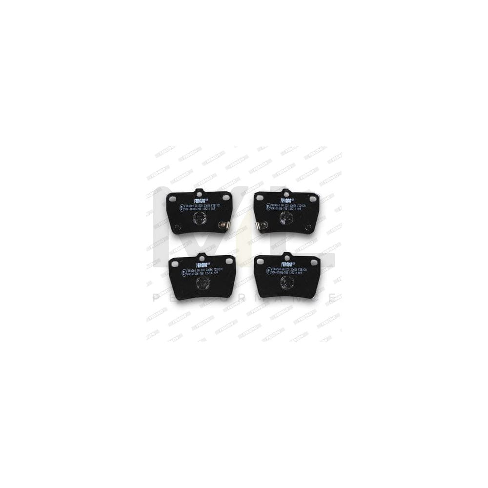 Ferodo Premier FDB4216 Brake Pad Set With Acoustic Wear Warning, Without Accessories