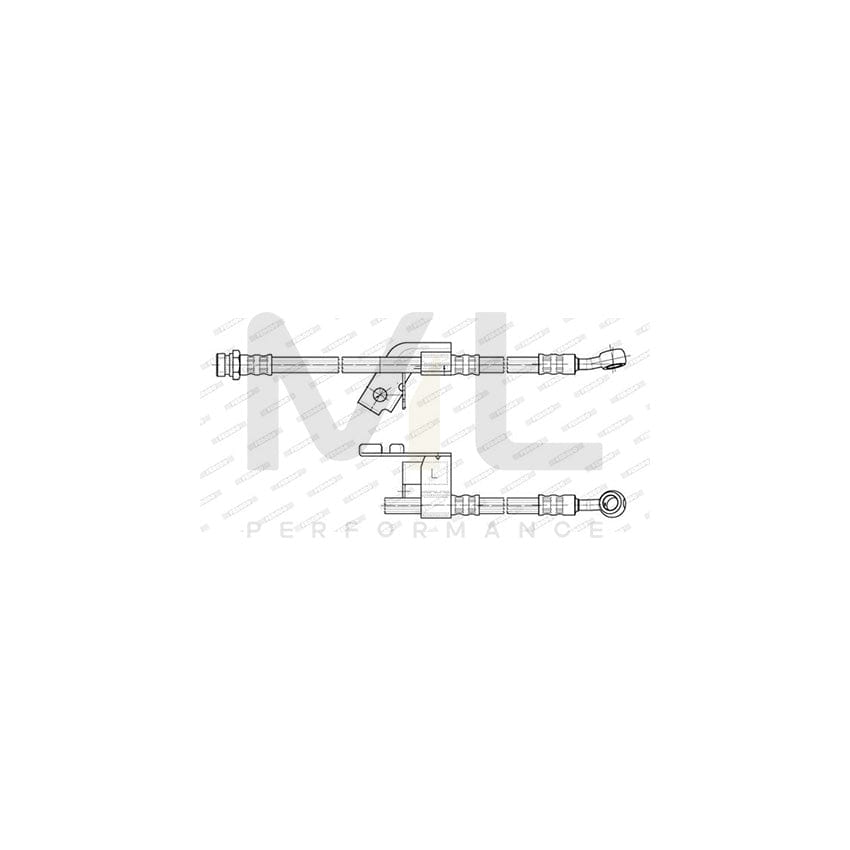 Ferodo FHY3261 Brake Hose for Hyundai Getz (Tb) 480Mm, F 10X1