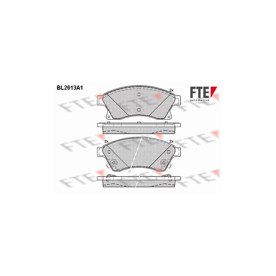 FTE 9010860 Brake Pad Set