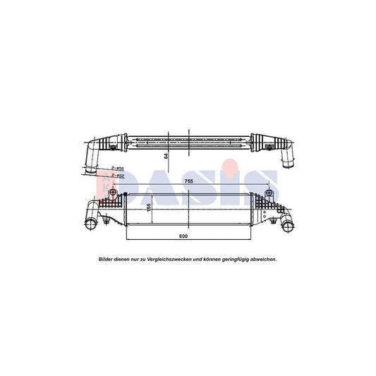 AKS Dasis 117005N Intercooler for Mazda 3
