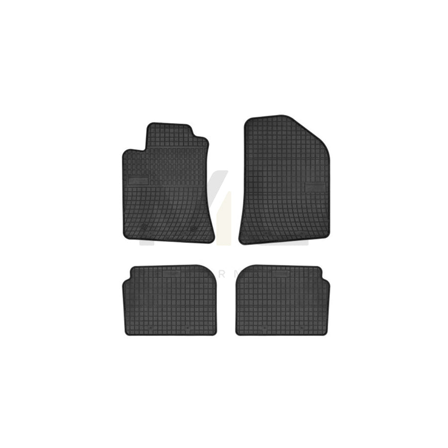 FROGUM Tailored 0800 Floor mat set for TOYOTA AVENSIS Elastomer, Front and Rear, Quantity: 4, Black, (LHD)