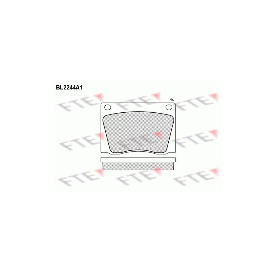 FTE Bl2244A1 Brake Pad Set