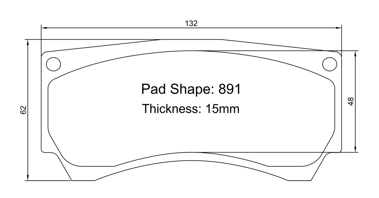 Paragon PBP891 Brake Pads
