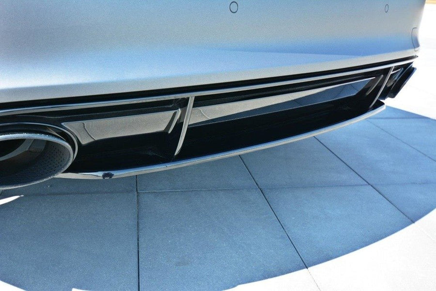 Maxton Design Audi RS7 C7 FL Central Rear Splitter