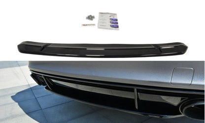Maxton Design AU-RS7-1F-RD1T Central Rear Splitter Audi RS7 C7 FL | ML Performance UK Car Parts