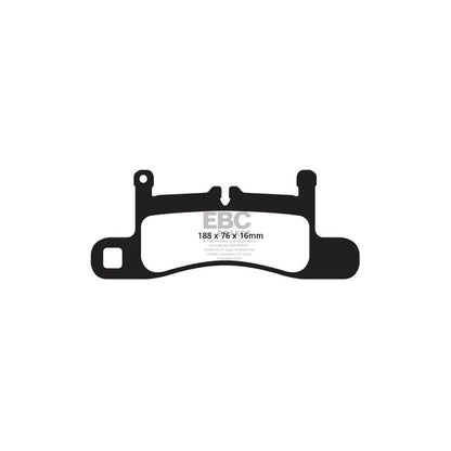 EBC PD04KR606 Porsche VW Cayenne Bluestuff Rear Brake Pad & Plain Disc Kit - Brembo Caliper 2 | ML Performance UK Car Parts