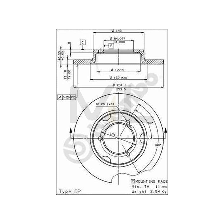 brembo-08-2284-10-brake-disc-solid
