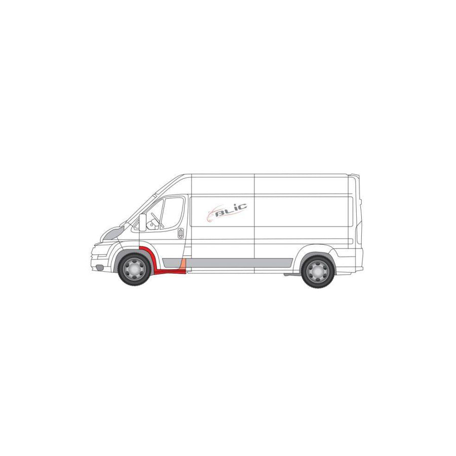 Blic 6601-01-3518803P Repair Panel Suitable For Mercedes-Benz C-Class