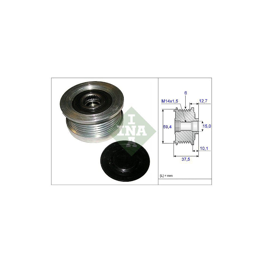Ina 535 0110 10 Alternator Freewheel Clutch