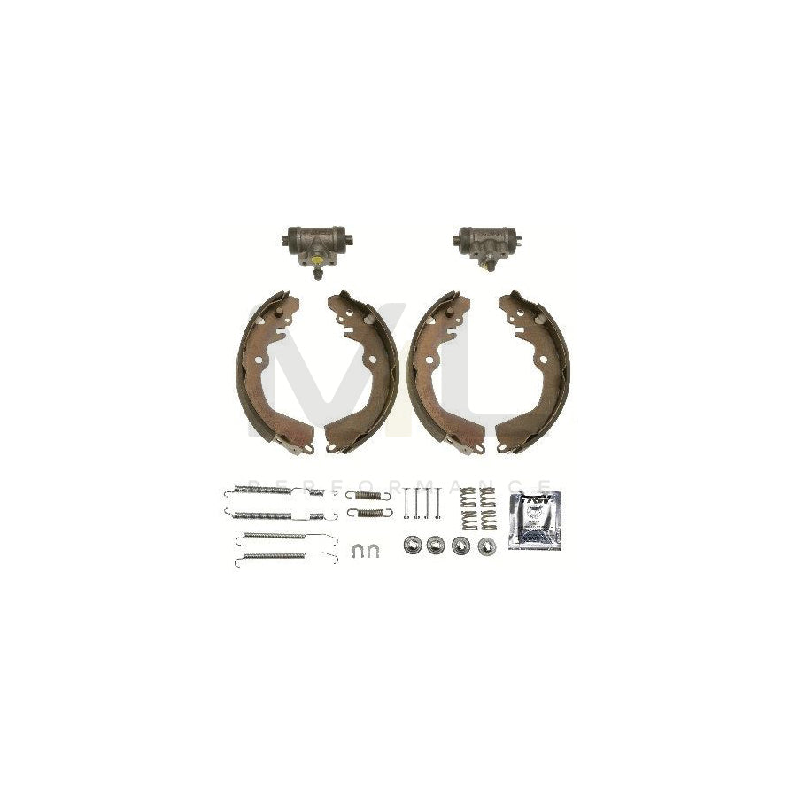 TRW Brake Kit BK2934 Brake Shoe Set for MITSUBISHI CARISMA with wheel brake cylinder