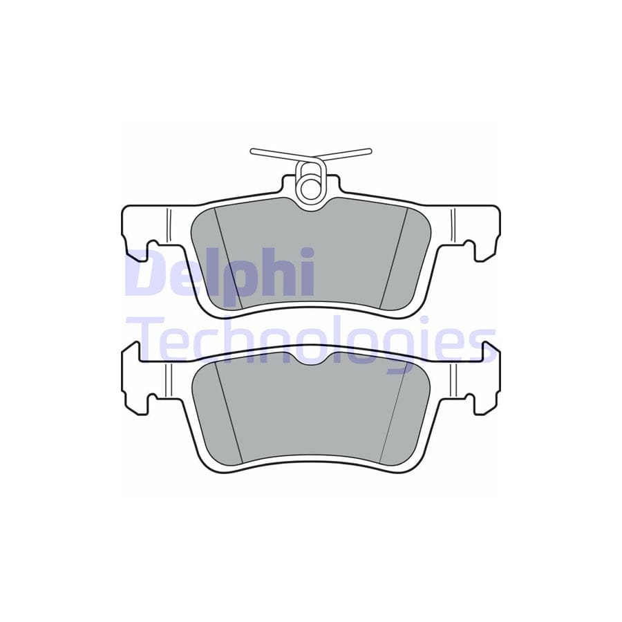 Delphi Lp3369 Brake Pad Set For Ford Fiesta