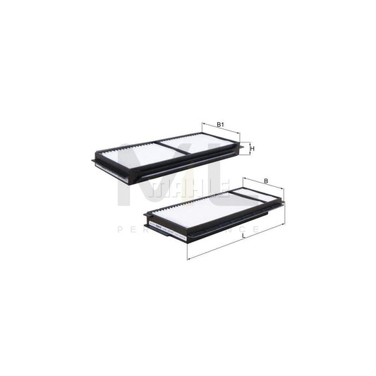 MAHLE ORIGINAL LA 346/S Pollen filter Particulate Filter