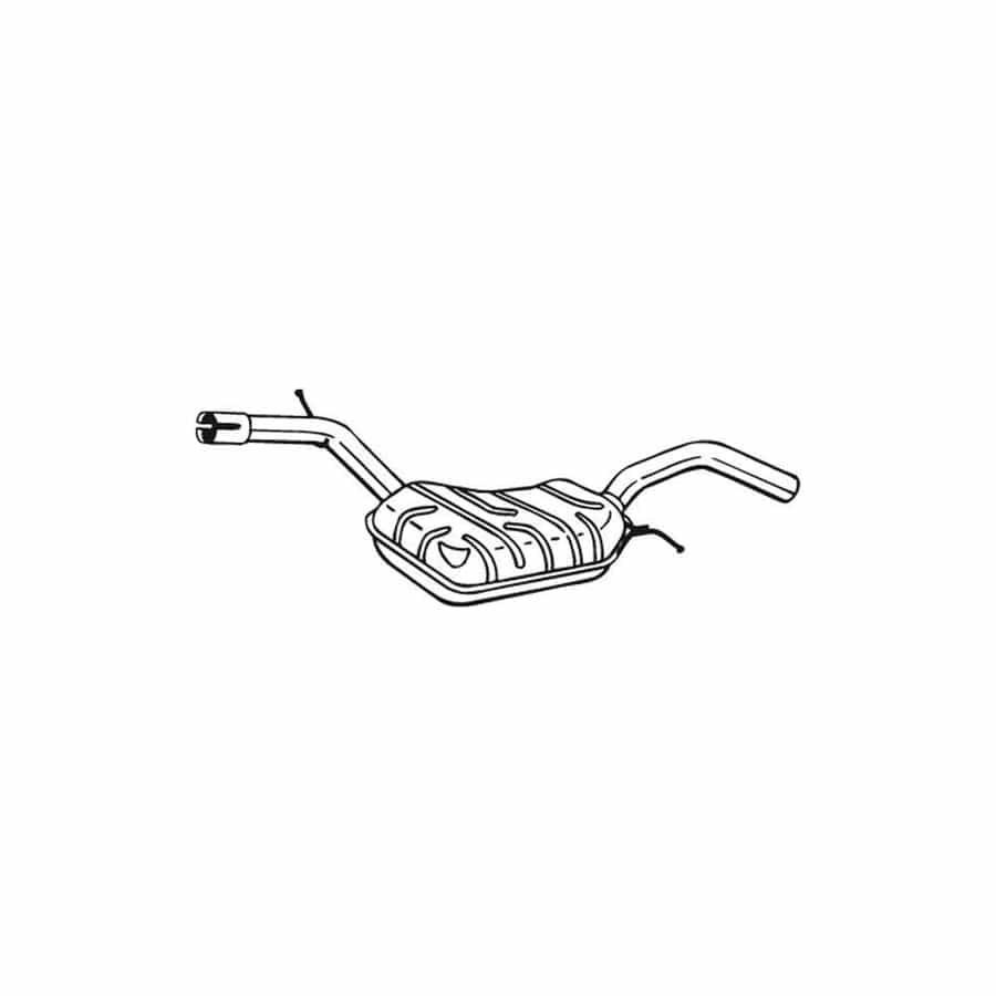Bosal 233-083 Middle Silencer