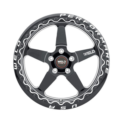 Weld S90480071P30 Ventura Beadlock S904 Wheel 18x10 5x115 ET30 BS6.7 Gloss Black MIL - DIA