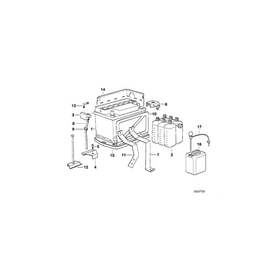 Genuine BMW 61211389054 E34 Heat Resistant Plate (Inc. 518i, 540i & 518g)