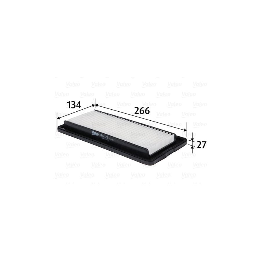 Valeo 585173 Air Filter For Hyundai Amica / Atoz (Mx)