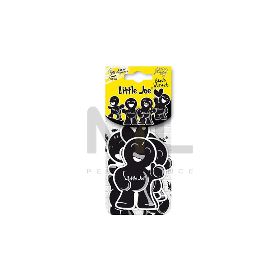 Little Joe Car Air Freshener - Paper Black Velvet