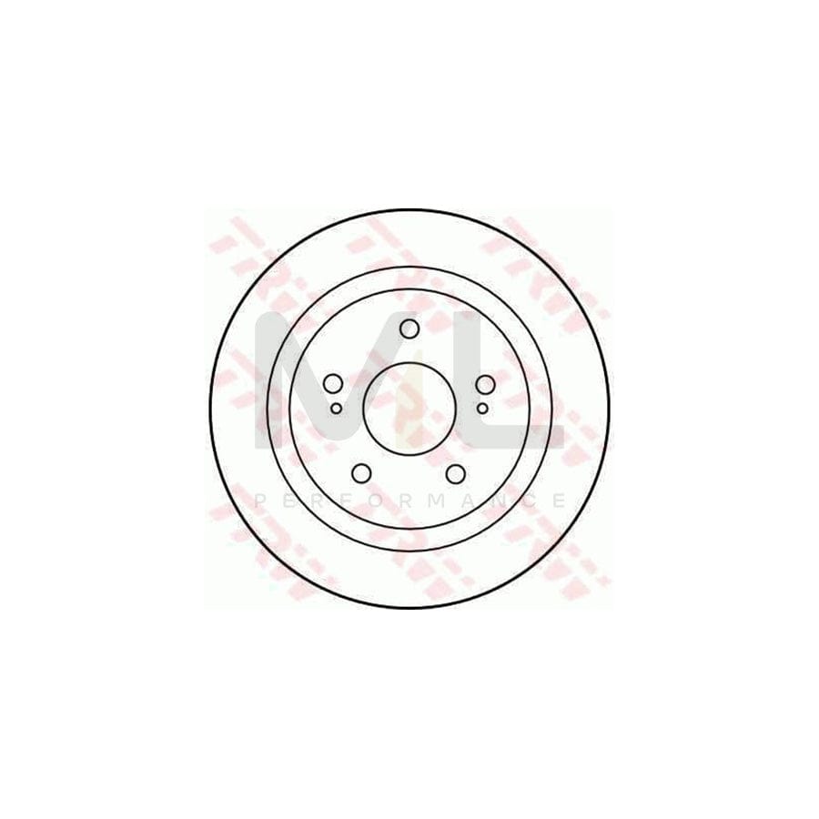 TRW DF3122 Brake Disc for NISSAN 300ZX Targa (Z31) Vented  - 1 piece