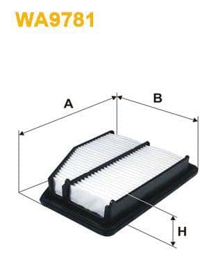 WIX Filters WA9781 Air Filter For Honda Civic