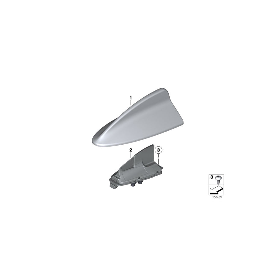 Genuine BMW 65209226894 I12 Roof Antenna (Inc. 320i, M3 & 118dX)