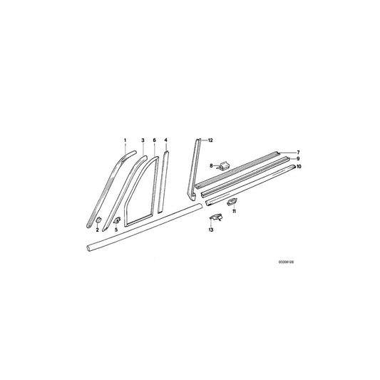 Genuine BMW 51361922168 E30 Gasket Right (Inc. 320i, 318i & 325i)