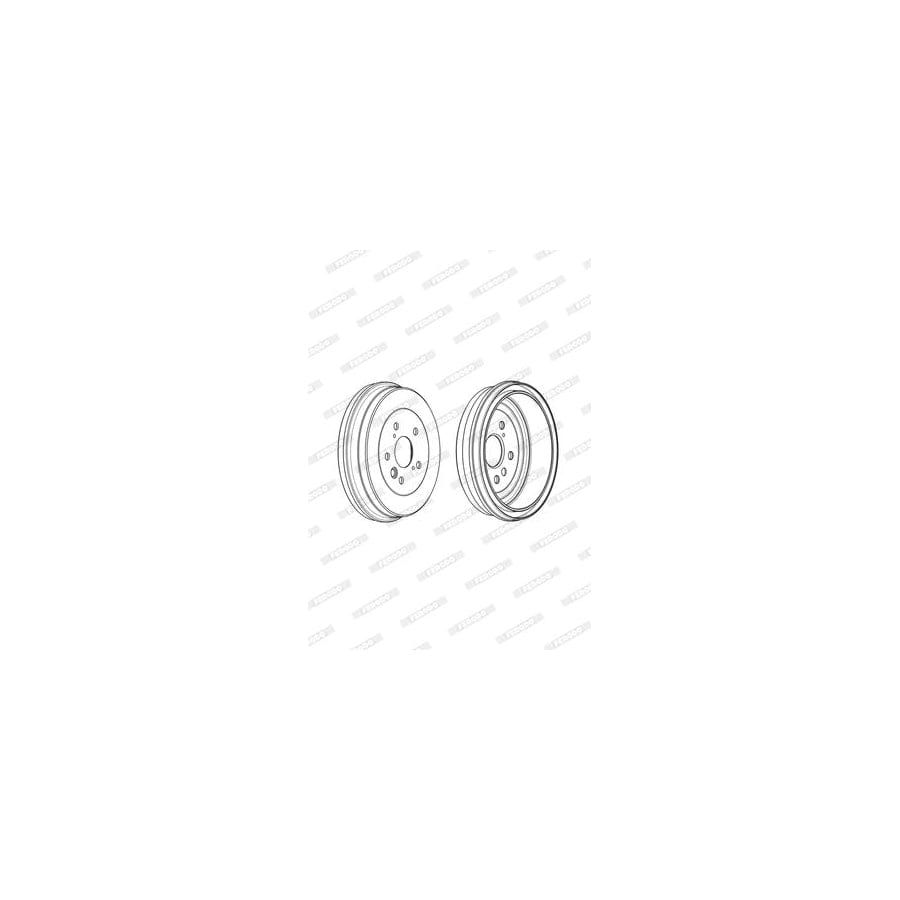 Ferodo FSL589 Brake Pad Set Fuse+ Technology, Not Prepared for Wear Indicator