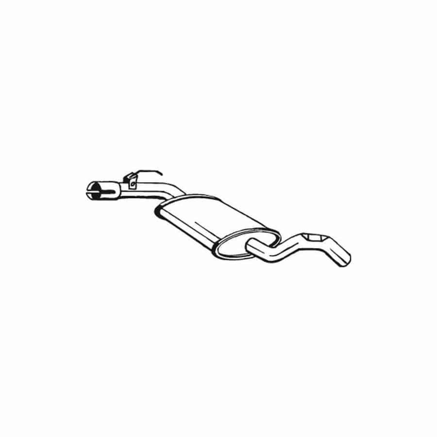 Bosal 233-561 Middle Silencer for VW Golf III Estate (1H5)