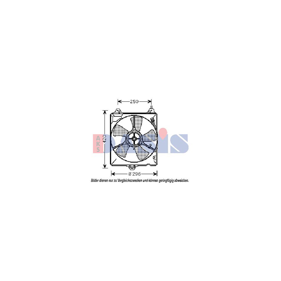 AKS Dasis 218032N Fan, Radiator for Toyota Camry III Estate (_V1_)