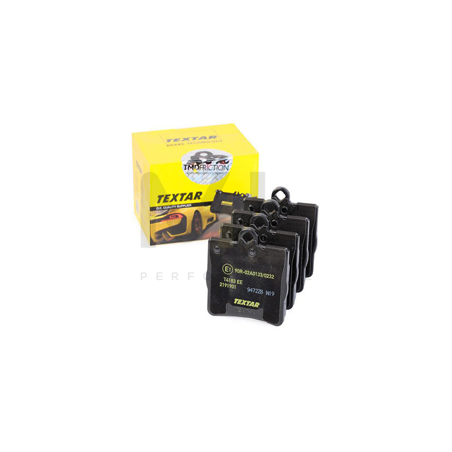 TEXTAR 2191901 Brake pad set not prepared for wear indicator