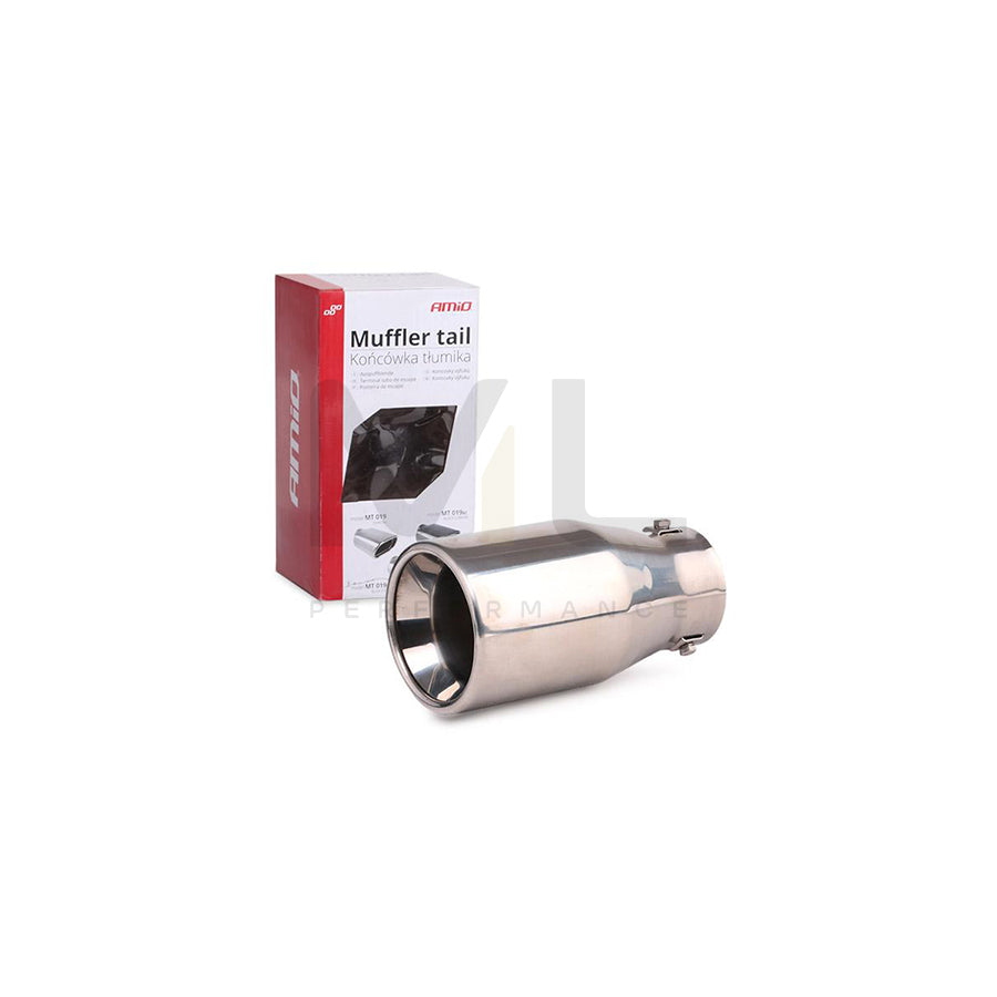 AMiO MT 018 01318 Exhaust tip 102 mm, Stainless Steel, 204mm, 75mm