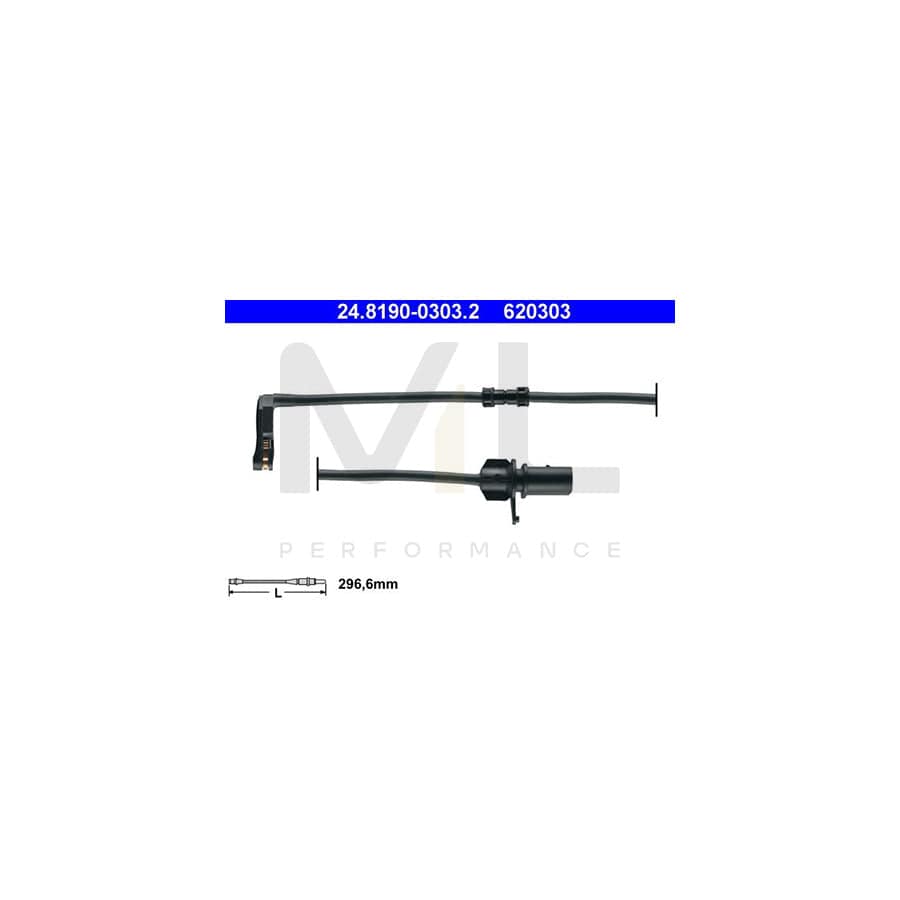 ATE 24.8190-0303.2 Brake pad wear sensor for AUDI A8 D4 (4H2, 4H8, 4HC, 4HL)