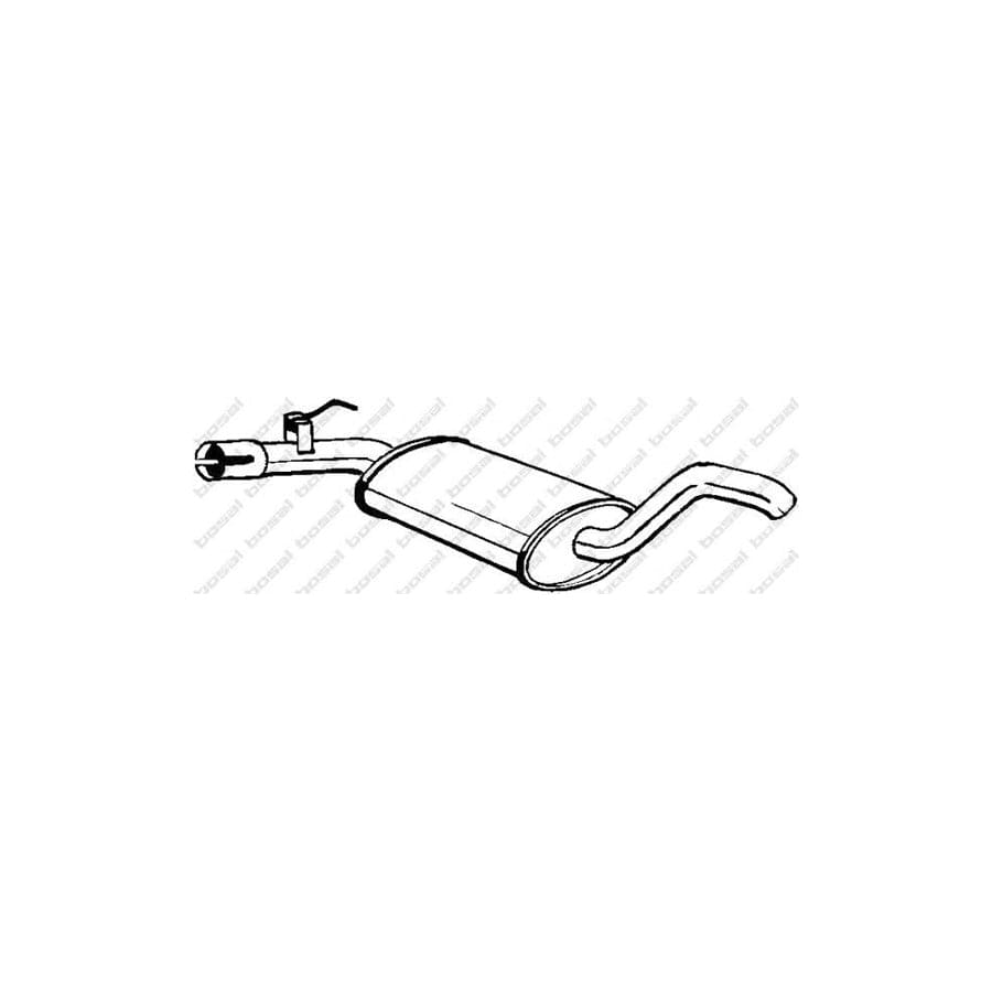 Bosal 233-695 Middle Silencer for VW Golf III Estate (1H5)
