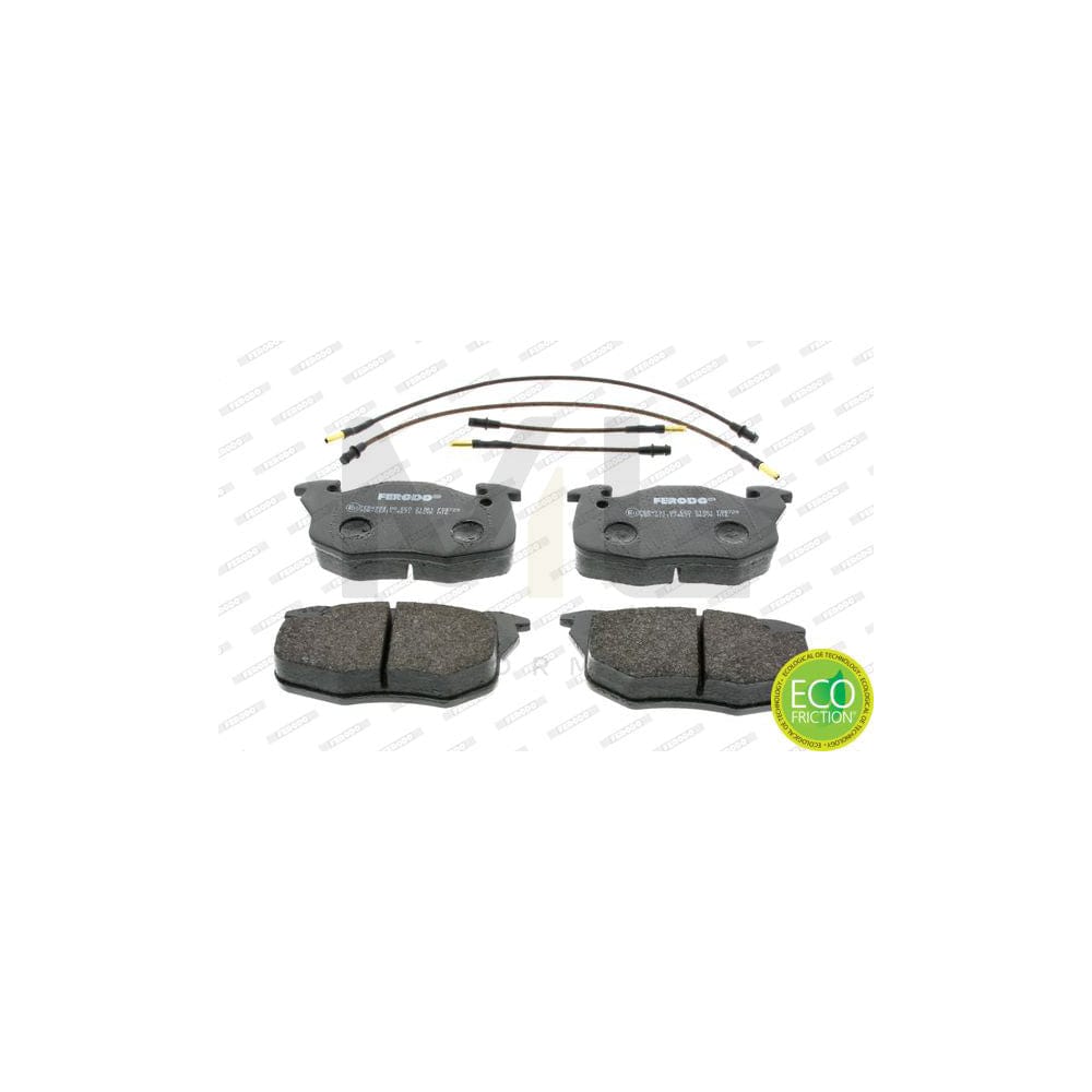 Ferodo Premier Eco Friction FDB729 Brake Pad Set Incl. Wear Warning Contact, Without Accessories