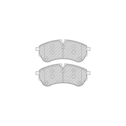 Ferodo FVR5067 Brake Pad Set Prepared for Wear Indicator, With Accessories