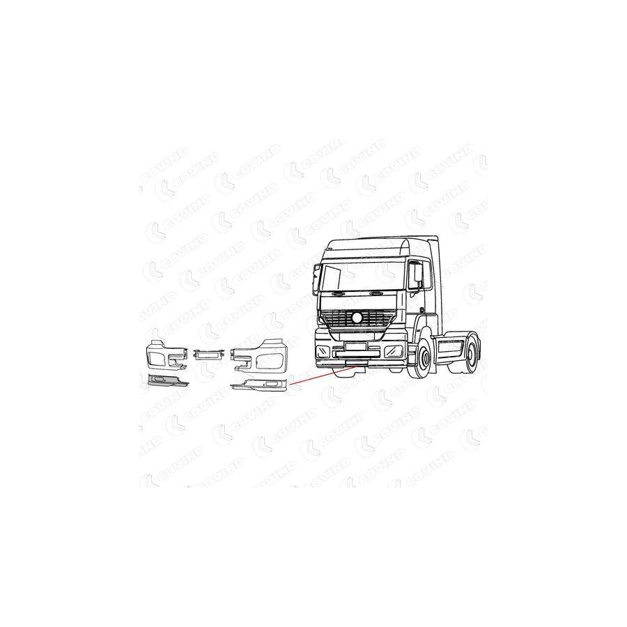 Covind 940/ 86 Front Splitter