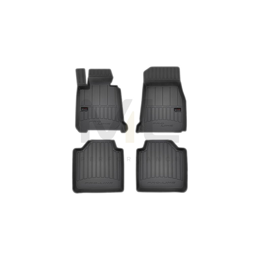FROGUM 3D407688 Floor mat set for BMW 3 GT (F34) Elastomer, Front and Rear, Quantity: 4, Black - LHD