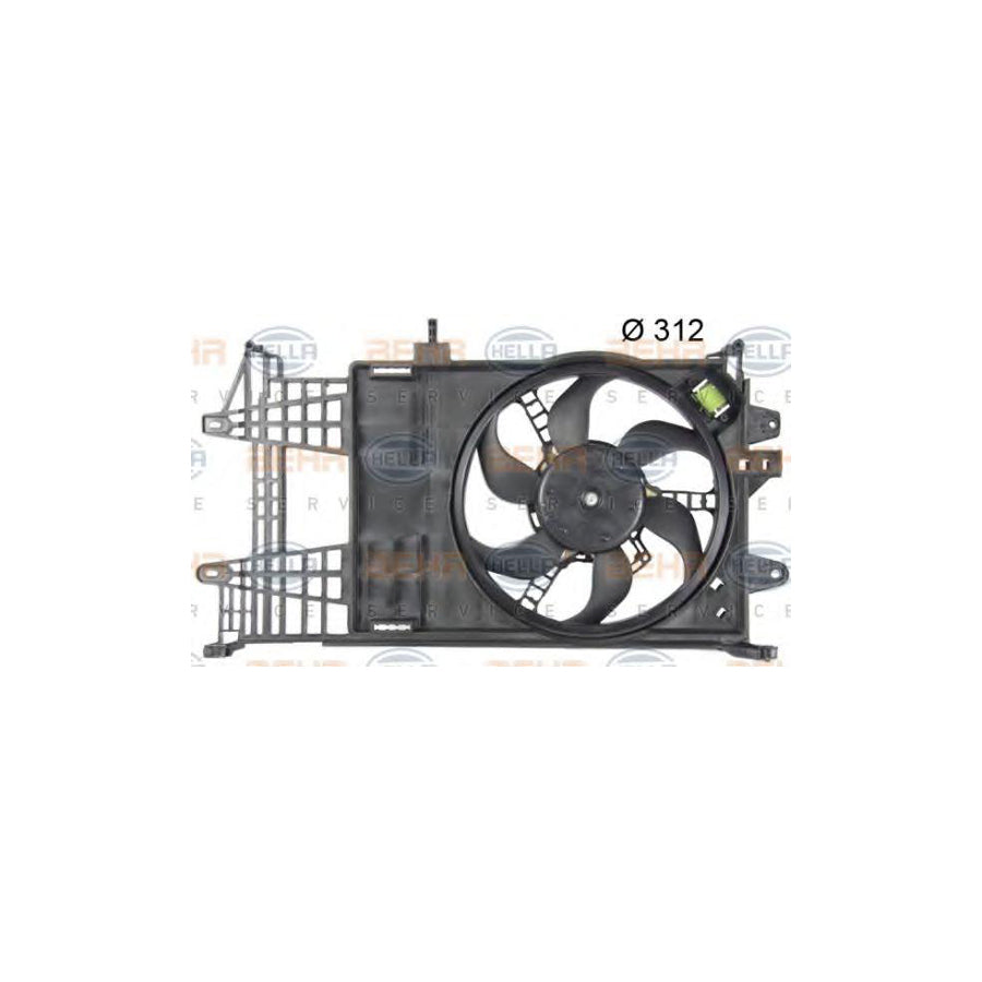Hella 8EW 351 039-641 Fan, Radiator