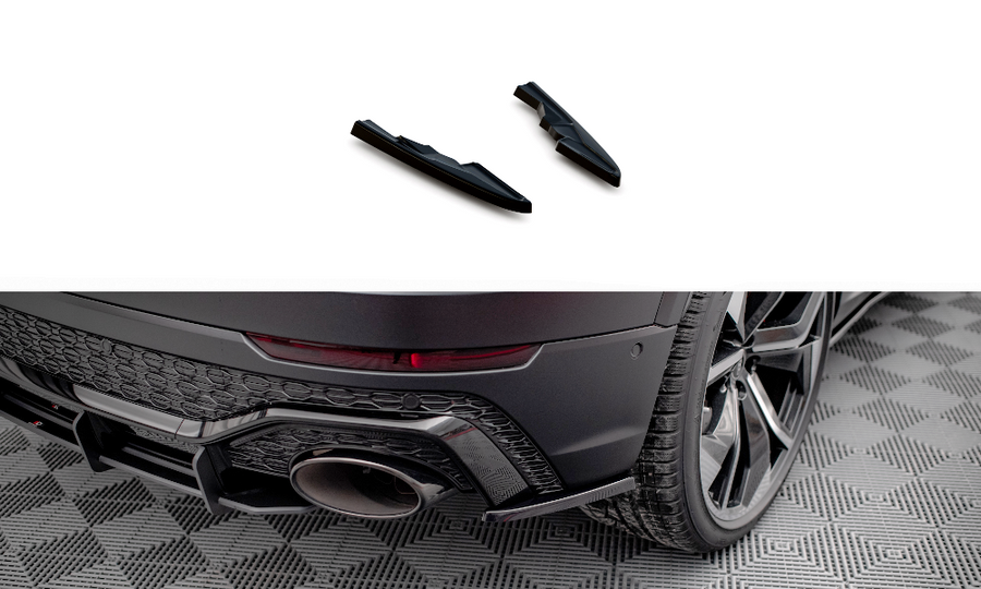 Maxton Design AU-RSQ8-1-RSD1T Rear Side Splitters Audi RSQ8 MK1 | ML Performance US Car Parts